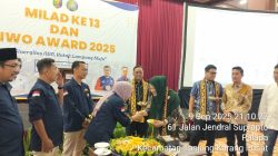 MILAD Ke-13 dan IWO AWARD 2025 ” Sinergitas IWO Untuk Lampung Maju”